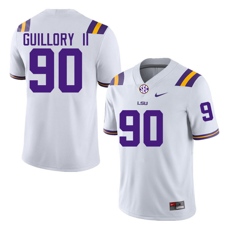 #90 Jacobian Guillory II LSU Tigers Jersey,Louisiana State University Tigers Football Jersey-White